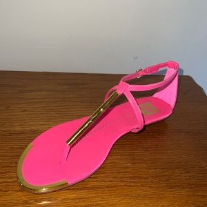 Hot pink stella sandals 9